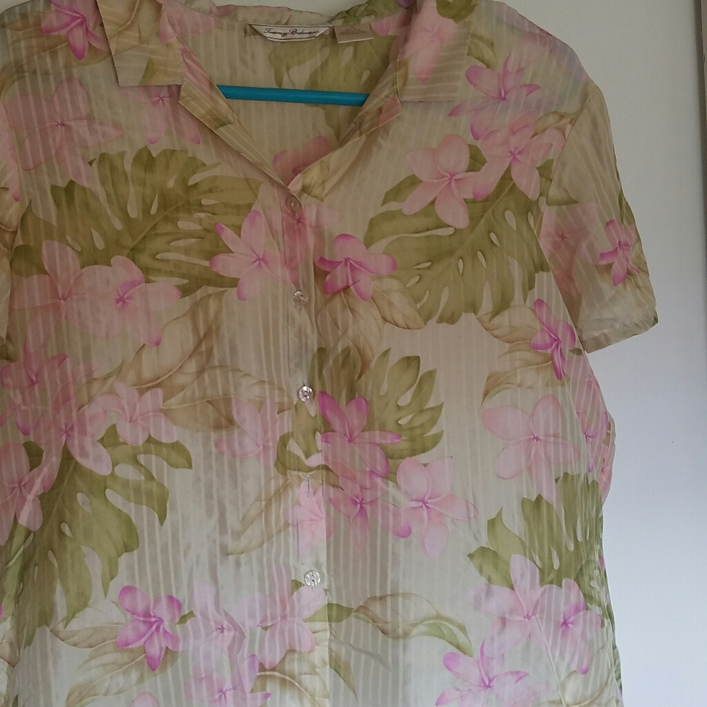 Tommy Bahama XL silk button down